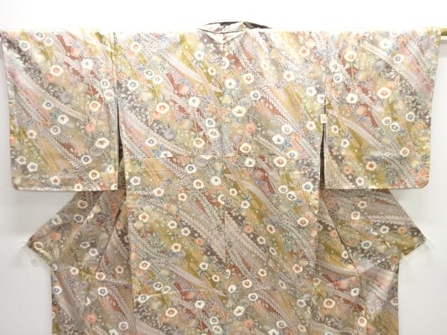  未使用品　辻ヶ花模様小紋着物